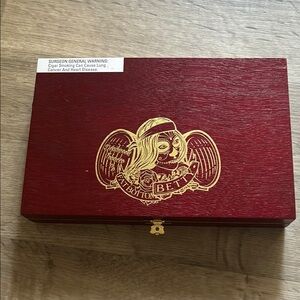 Fat Bottom Betty Cigar Box with Gold Design